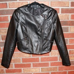Faux Leather Jacket